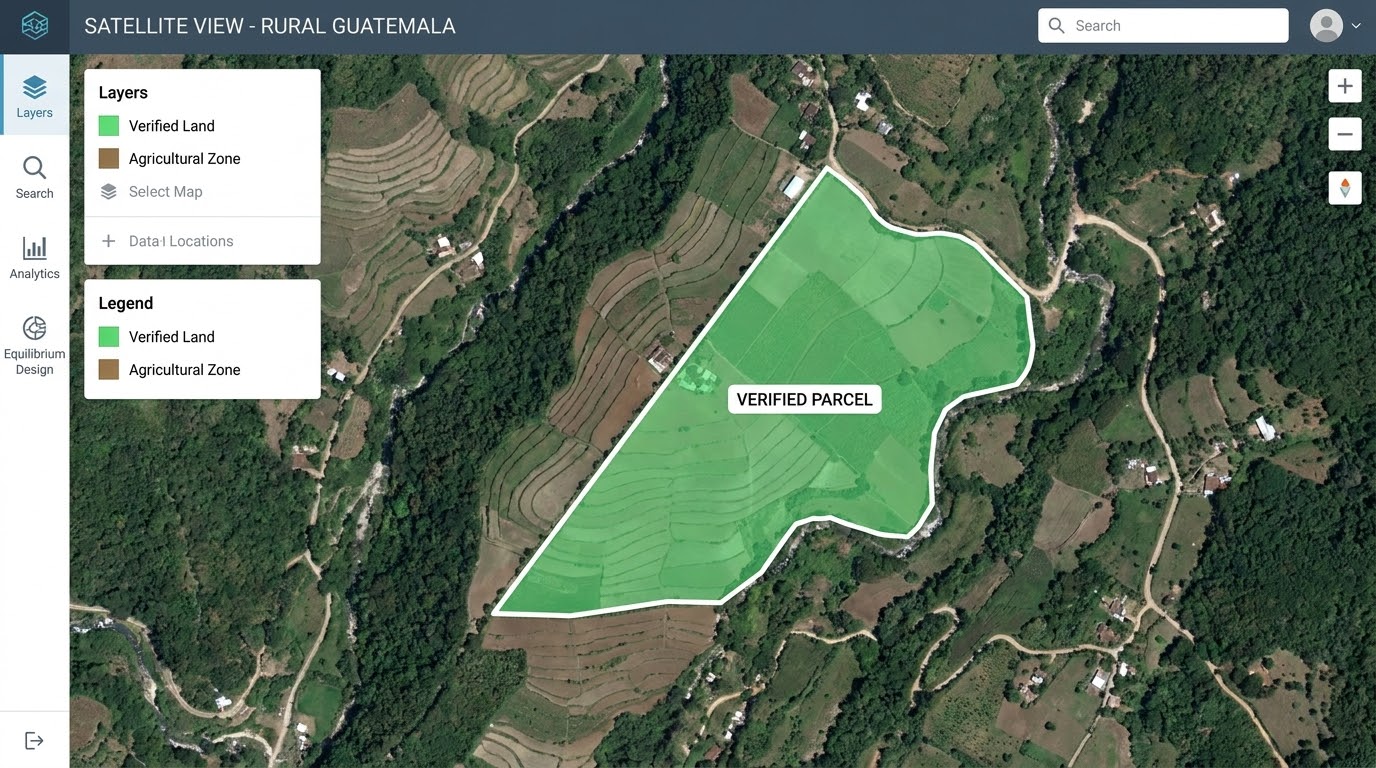 Map of rural Guatemala